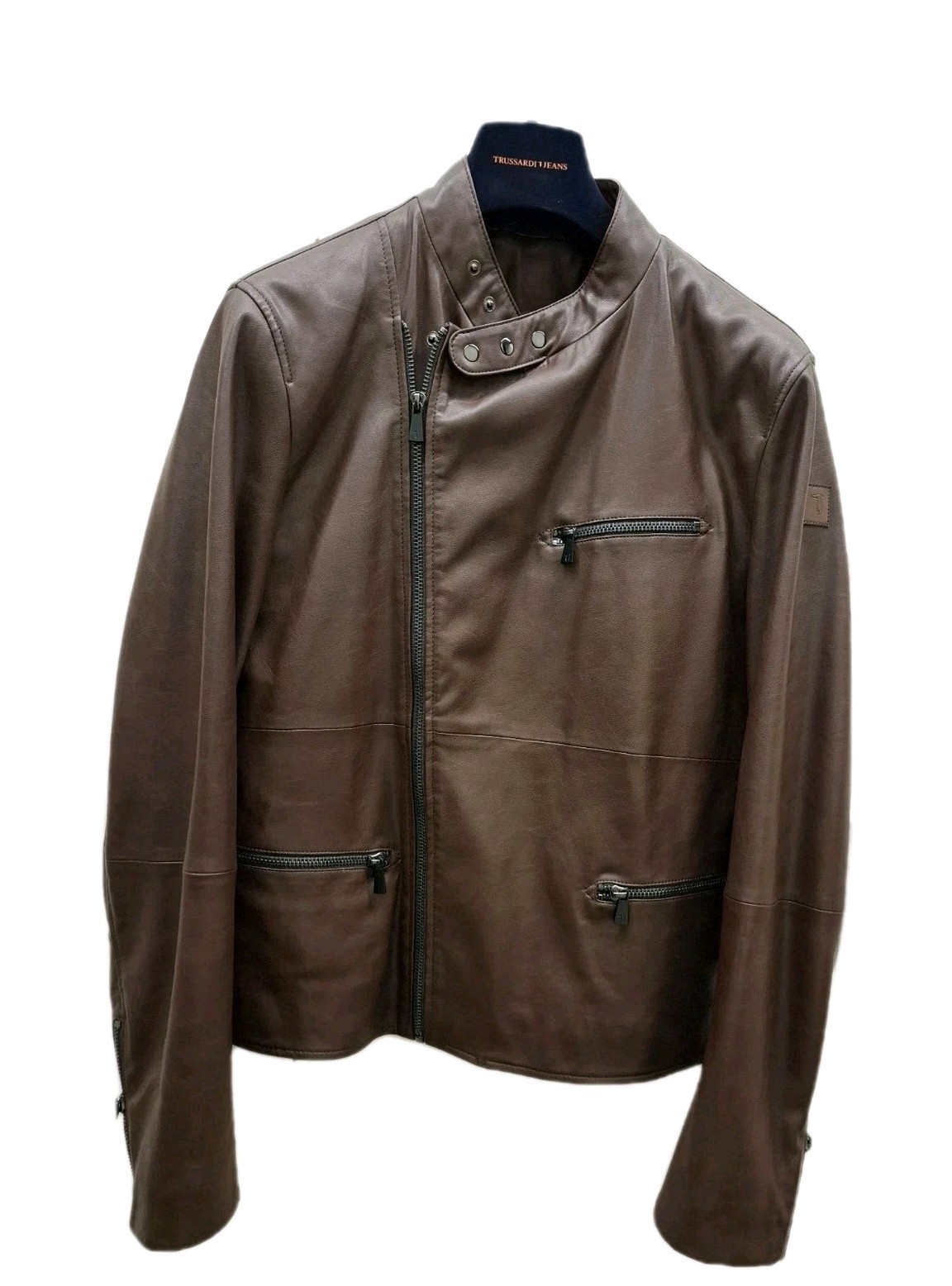 Trussardi leather jacket (tassel) men’s size 52 Trussardi leather jacket (tassel) hom