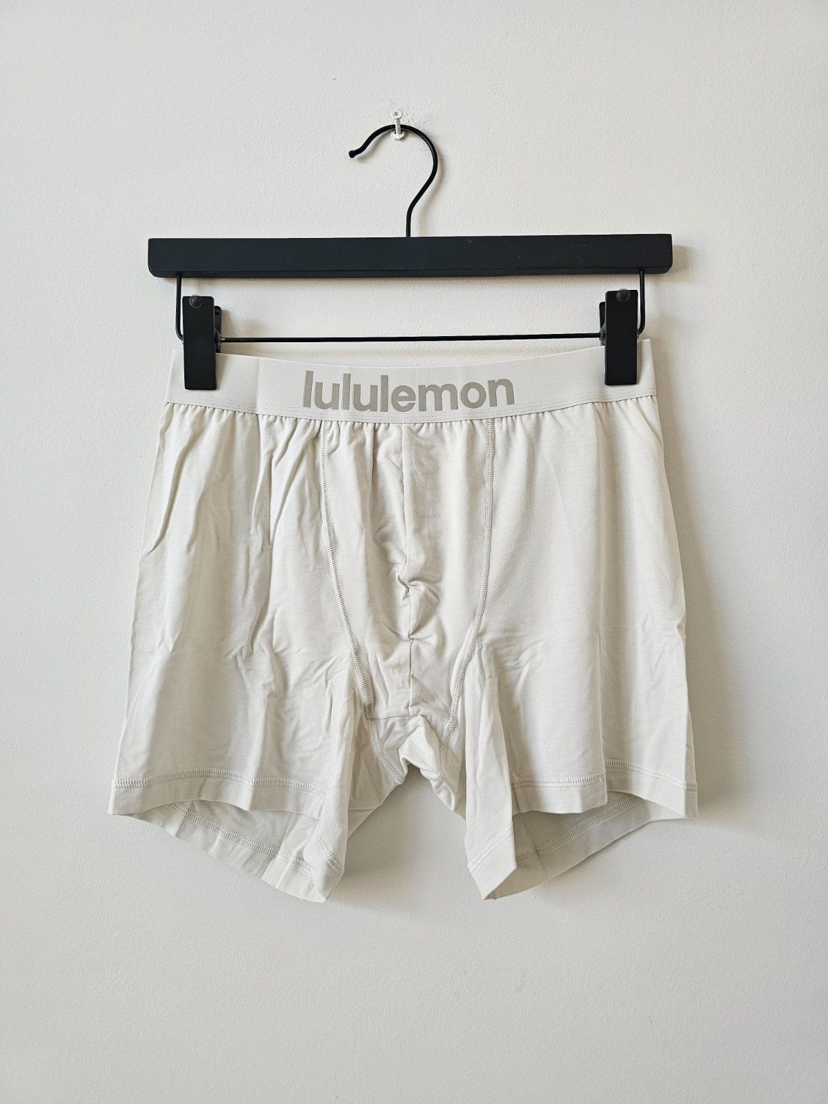 NIB LULULEMON Blue Grey Navy Ivory Always In Motion Boxer Brief 5″ Medium 5-Pack