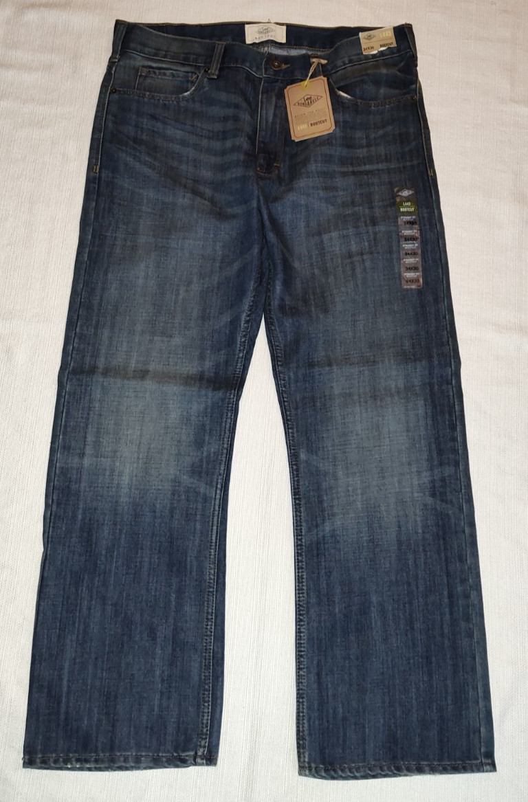 NEW Lee Dungarees L443 Boot Cut Cotton Poly Blend Jeans 34X30 NEW!