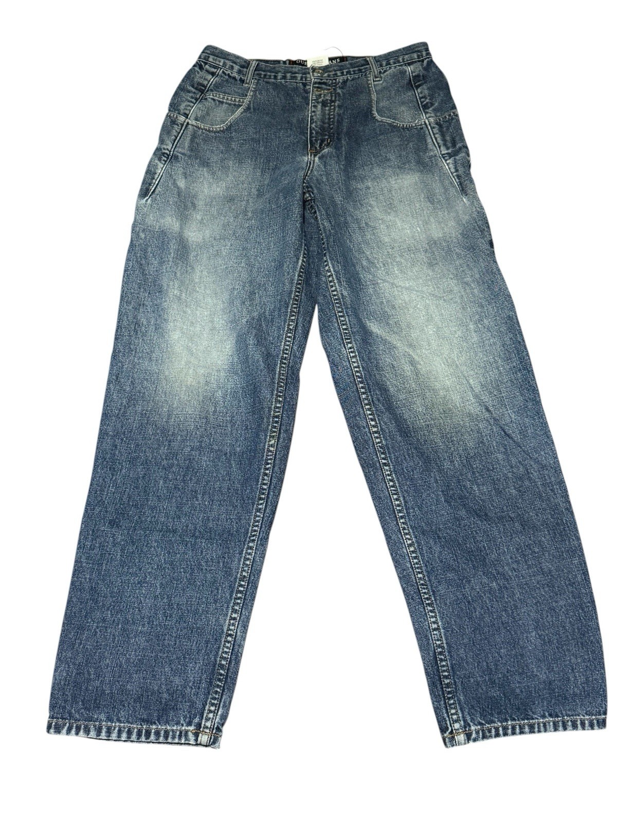 Vintage Guess Jeans Pascal Loose Tapered Fit 30×32 Made In Mexico
