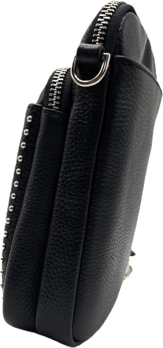 Brighton Zak Mini Utility Bag – H15513 – Black Leather
