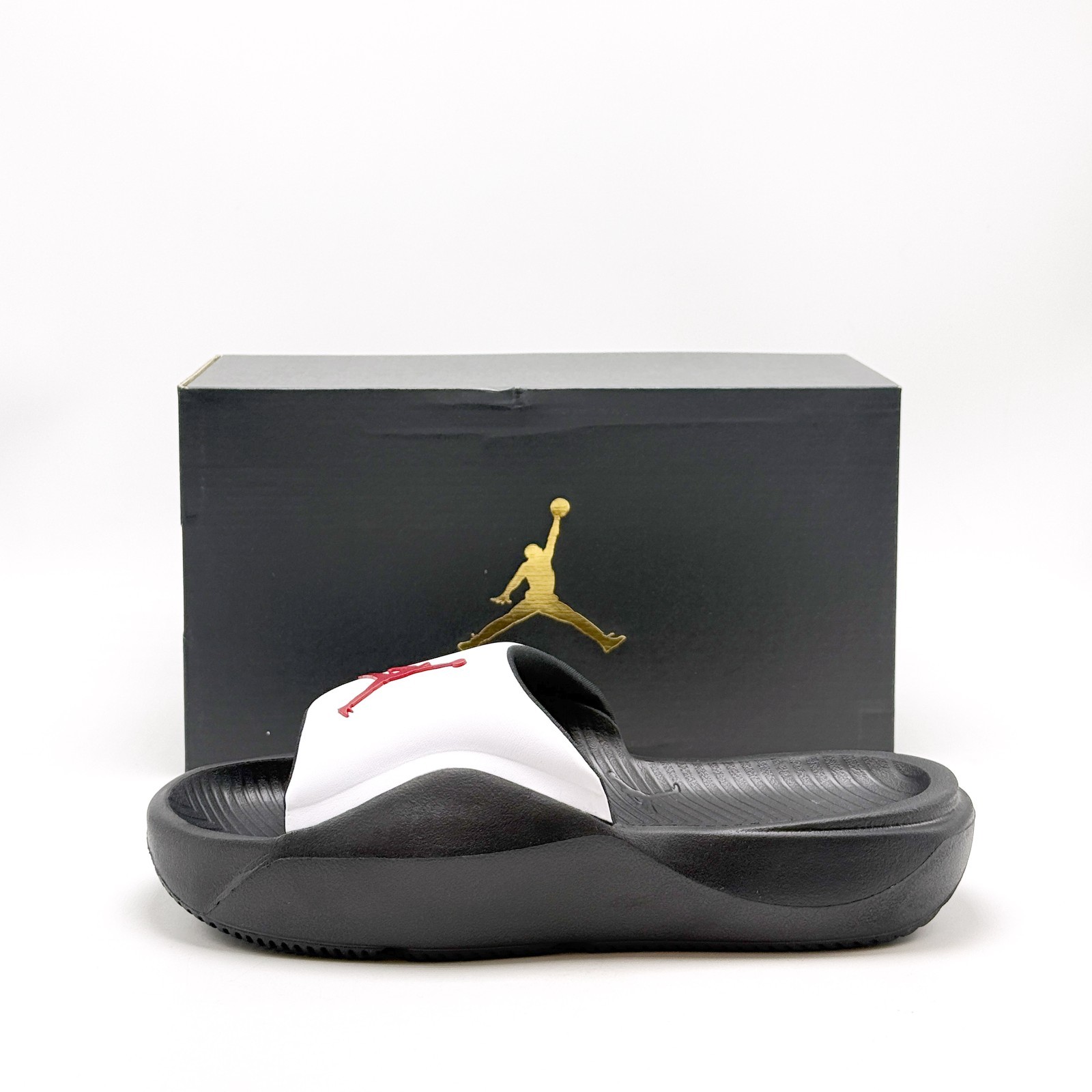 *NEW* Big Kids’ Slides Nike Air Jordan Franchise WHITE / GYM RED (HF4490 101) 👍