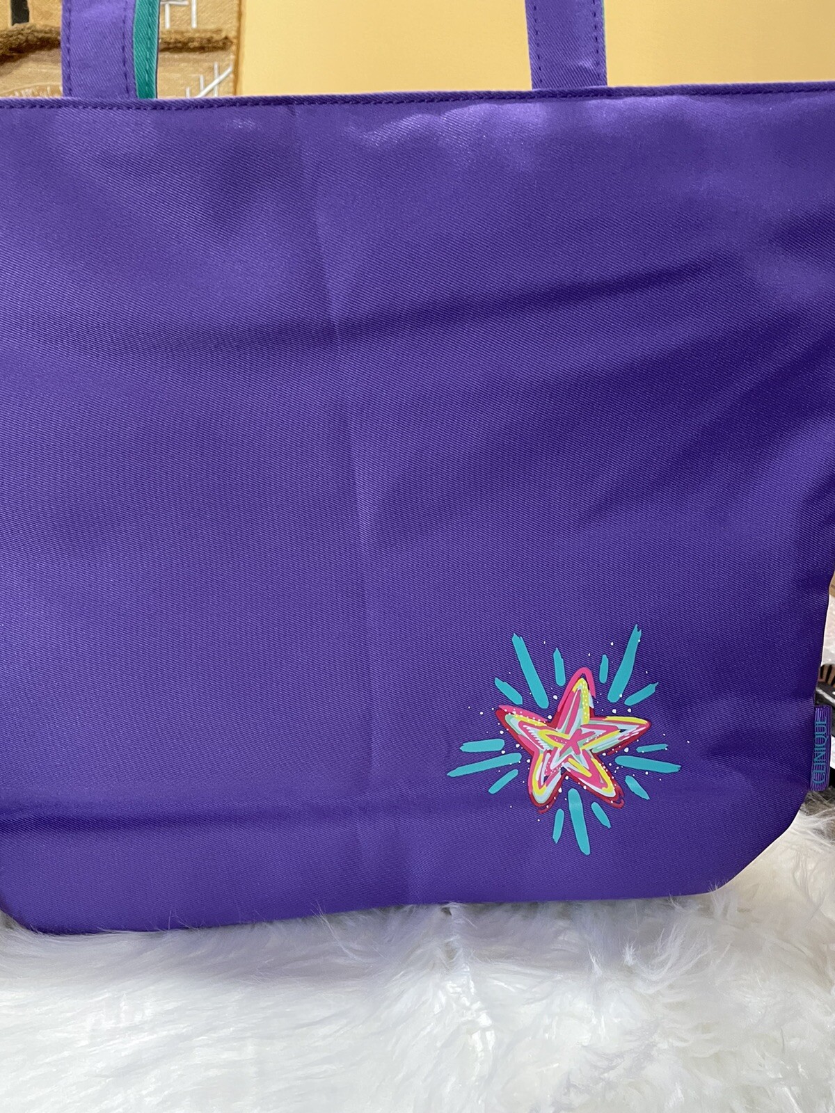 Travel Tote Purple Large All Purpose Clinique Tote With Tag Versatile New Bag.