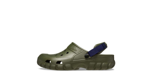 Crocs Men’s Offroad Sport Clogs Slip-on Sandals – US Size 12 | Army Green / Navy