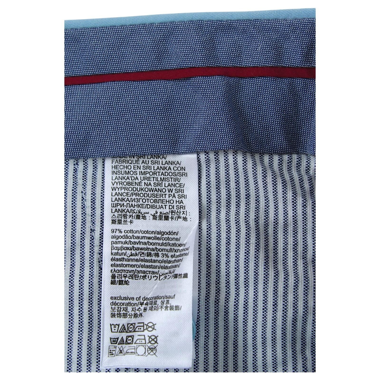 Tommy Hilfiger Brooklyn 1985 Shorts Mens 38 Blue Stretch Chino THFlex $69 NEW