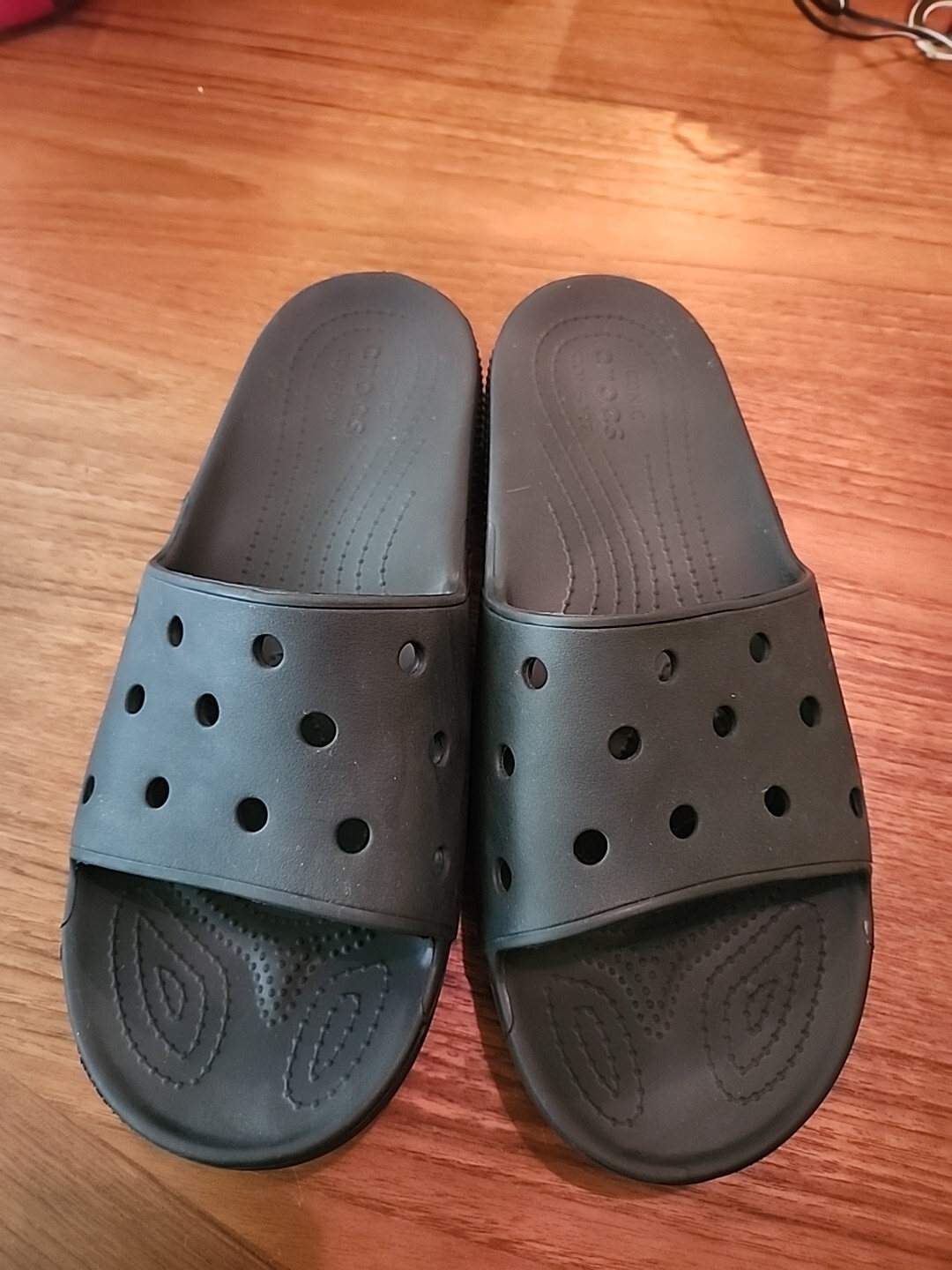 Crocs Mens Size 13 Black Baya Slide Sandal Slip On