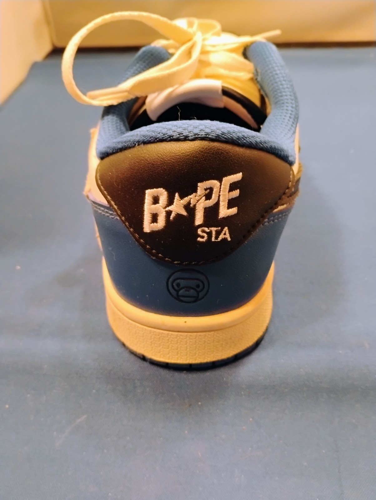 INDIGO STUDIOS BAPESTA LA V2 MEN’S 9.5 CUSTOM TRAVIS SCOTT FRAGSTA INSPIRED LOW