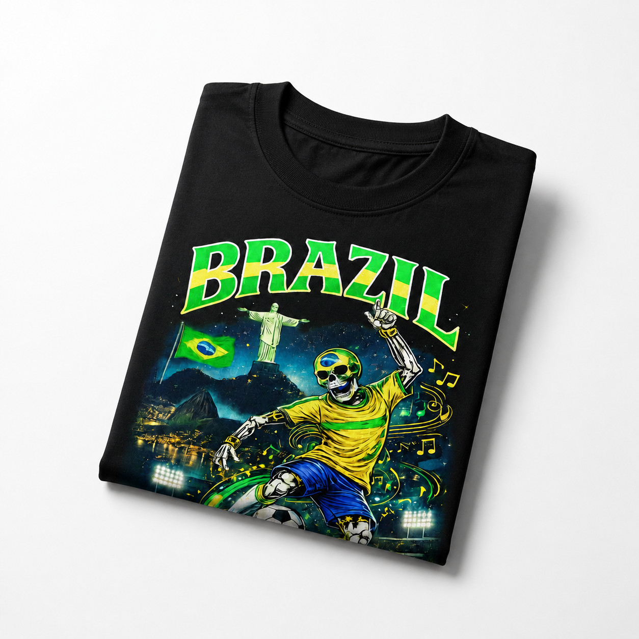 FIFA World Cup 2026 Shirt, Brazil Soccer Graphic Tee, Vintage Football Shirt