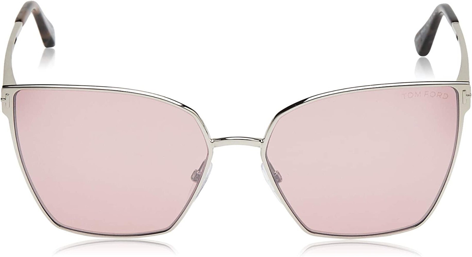 TOM FORD Helena FT653 16 Silver Metal Women Pink Lens Sunglasses Frame 59-15-140