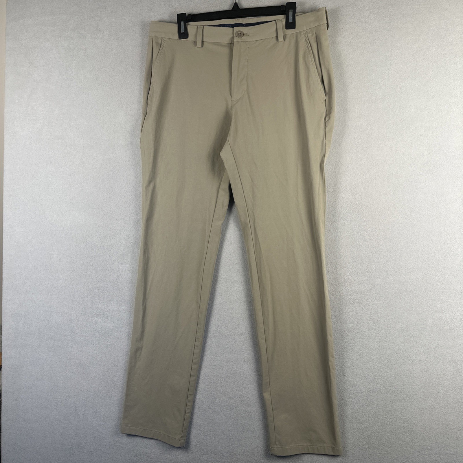 Vineyard Vines Performance Pants Men’s 34×34 Fits 34×33.5 Khaki Stretch Preppy
