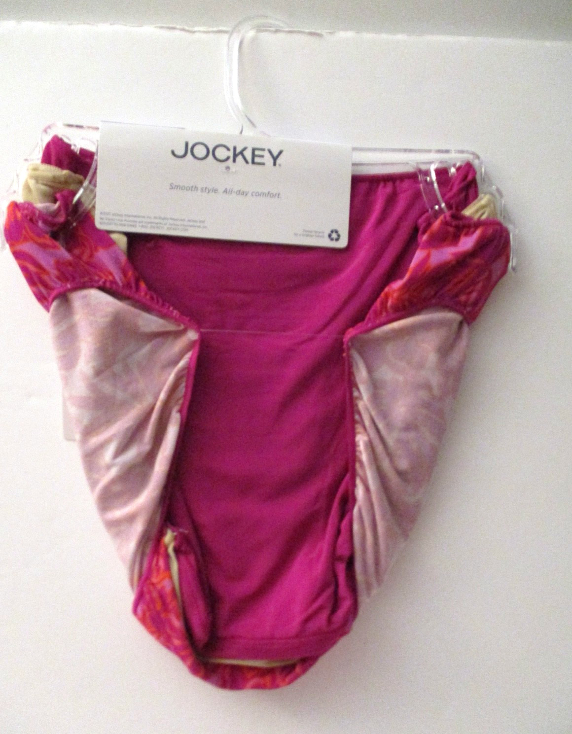 Jockey No Panty Line Microfiber stretch Bikini panties 3 pair size 7/L