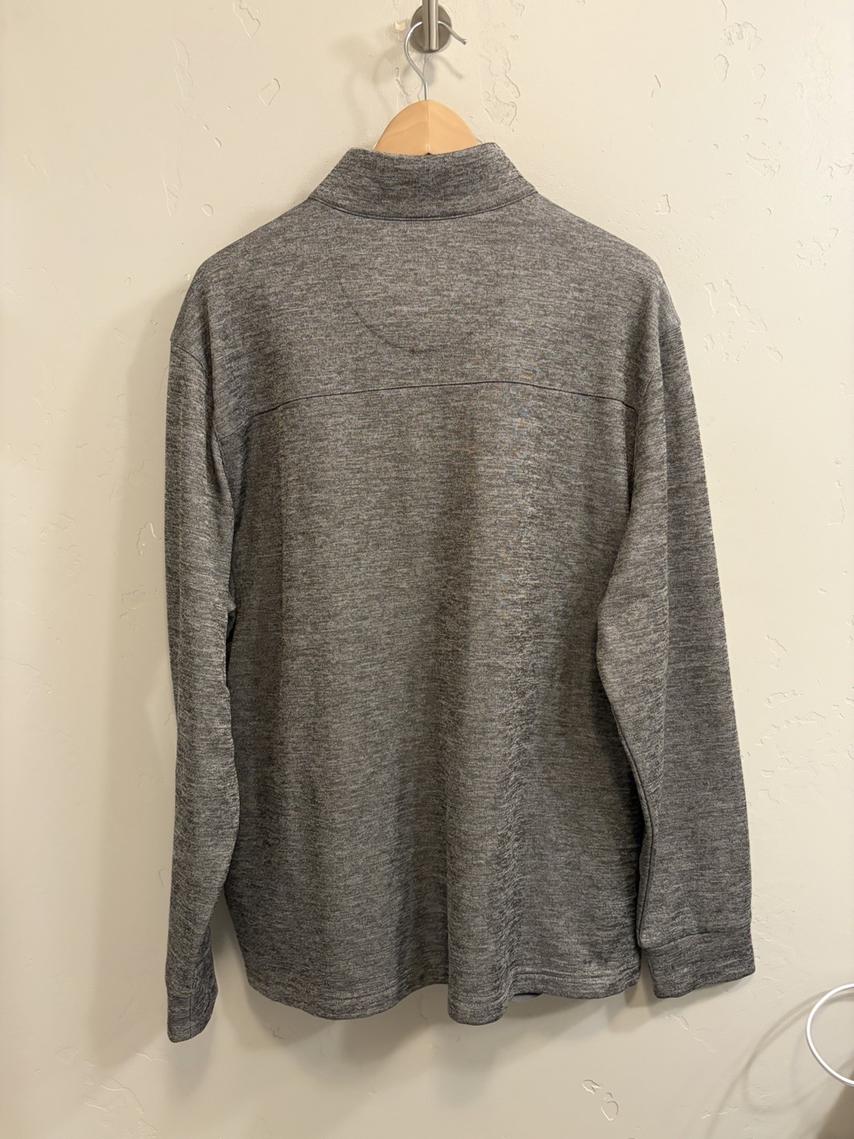 Callaway Golf Men’s XL Gray 1/4 Zip Pullover Pockets Mock Neck Sweatshirt