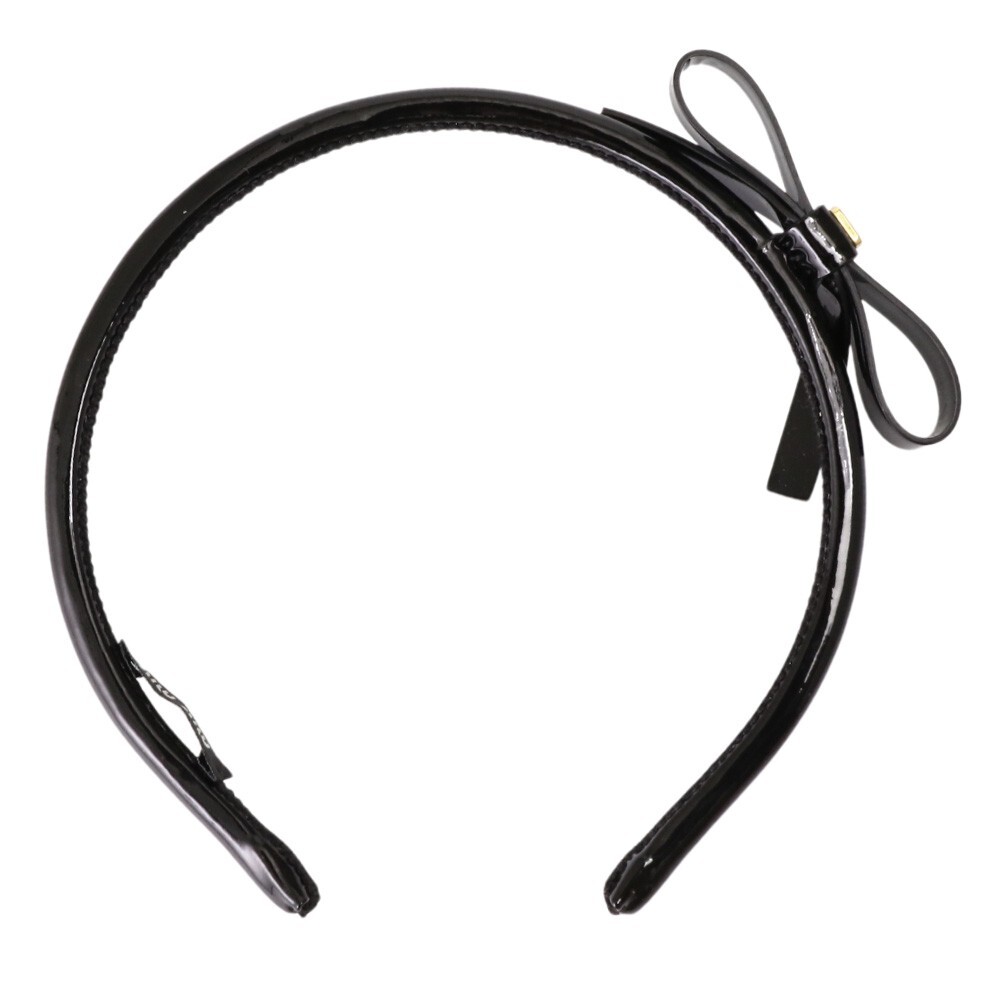 MIUMIU Head Band Hair accessorie 0.8cm Black Brand New Import Tax Included