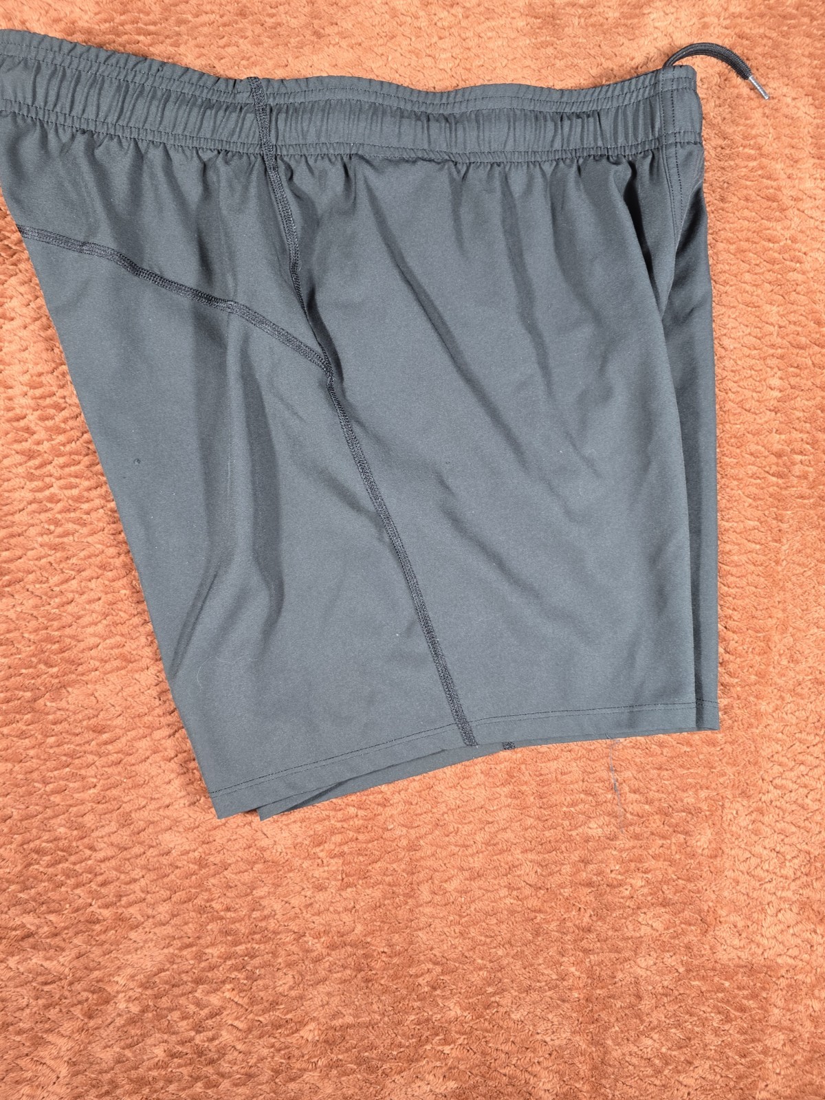 ORIGIN Mens Medium Athletic Training Shorts Gray Gym Workout Running 7 Inseam