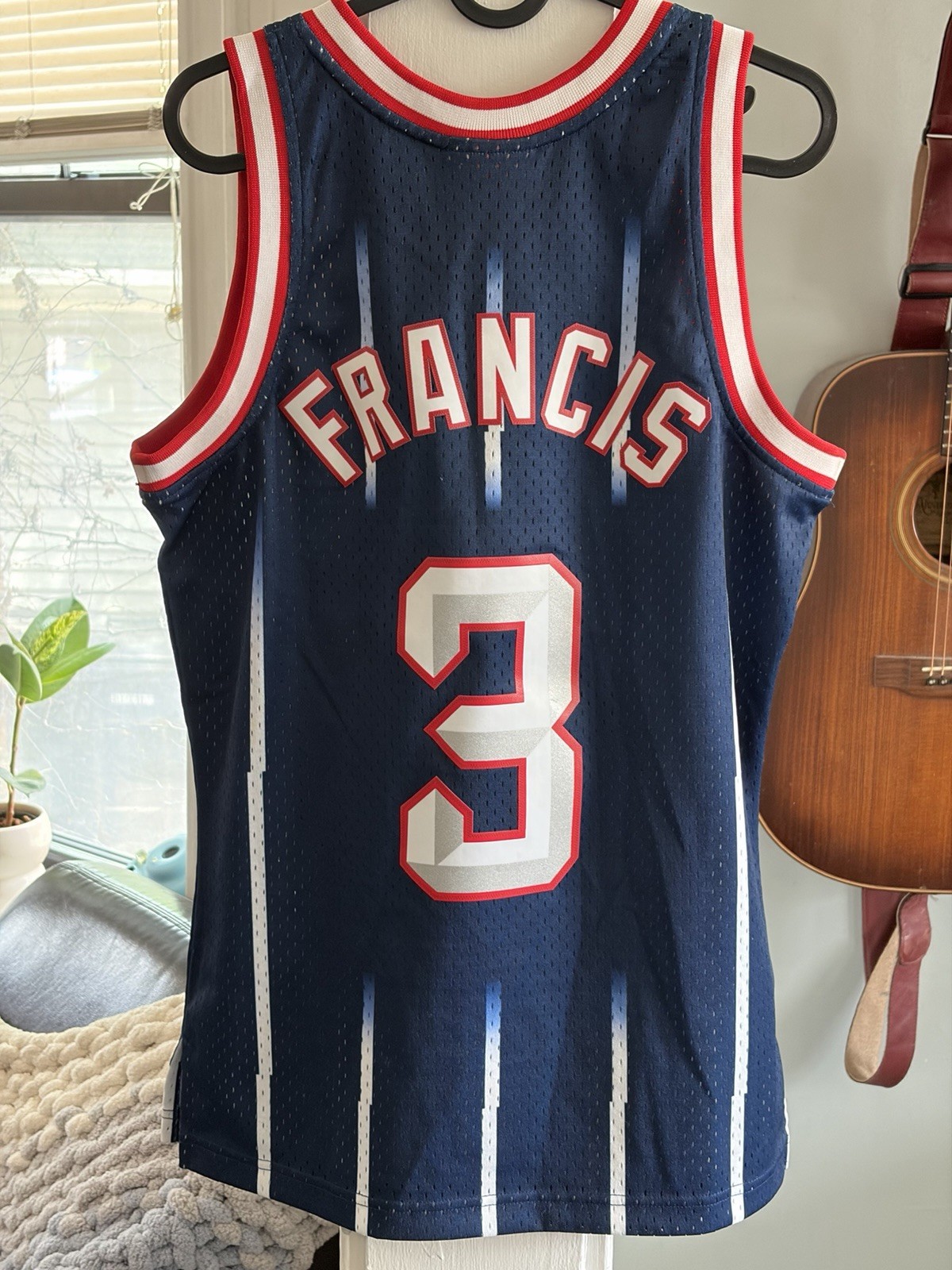 Mens Mitchell & Ness NBA SWINGMAN JERSEY – HOUSTON ROCKETS 1999 STEVE FRANCIS