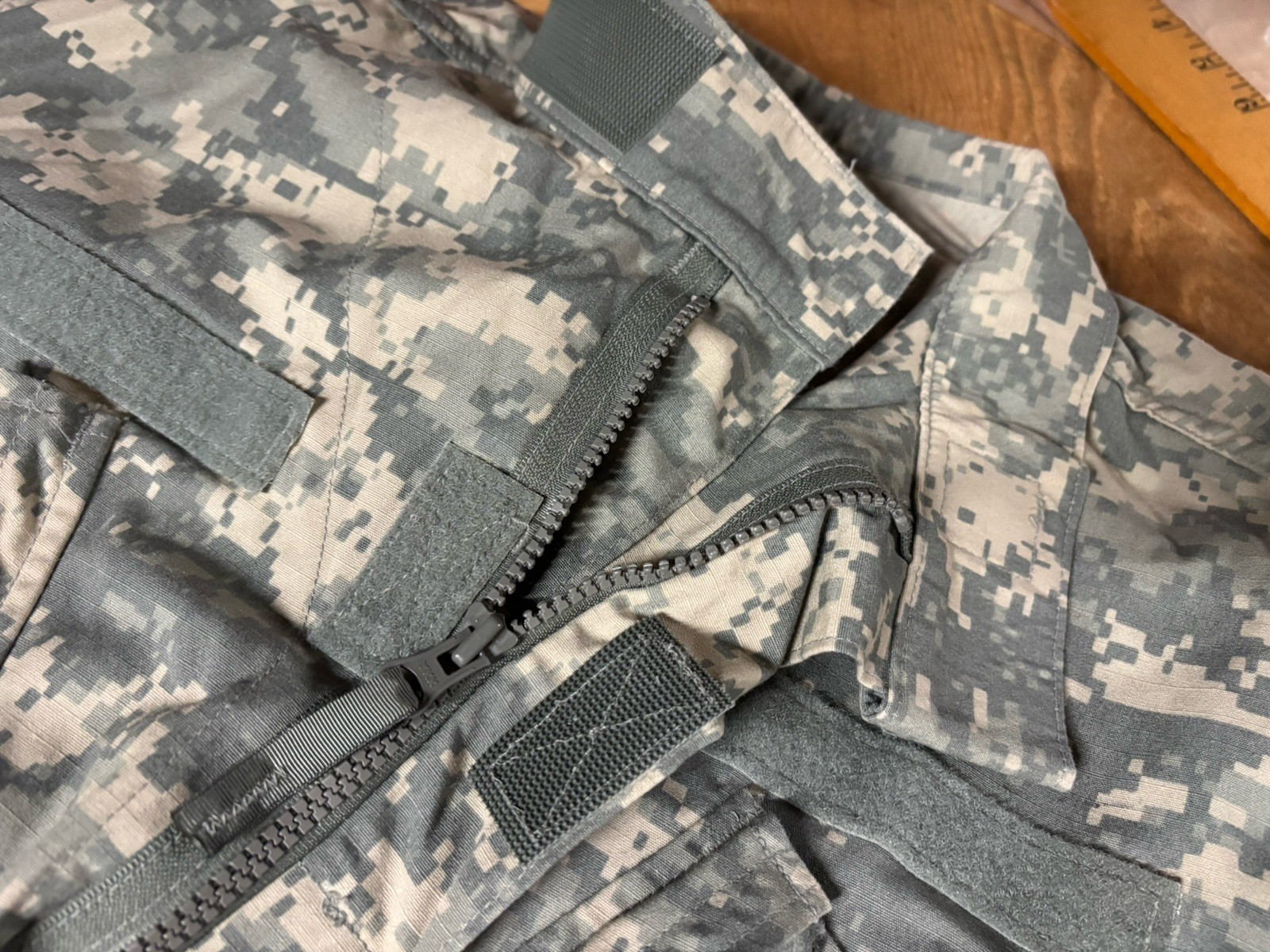 USGI Digi Camo ACU Combat Jacket Coat Medium M L Long Tall Army Ripstop Zip-up