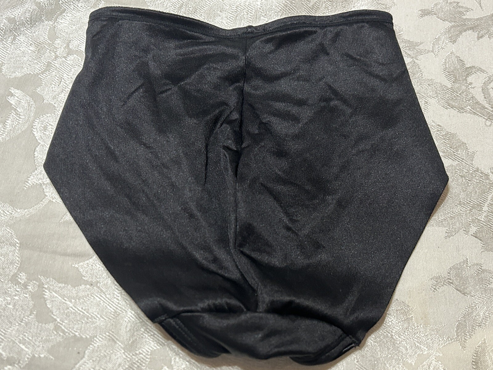 TC FINE INTIMATES Waistline Black Medium Control Brief Womens M #317