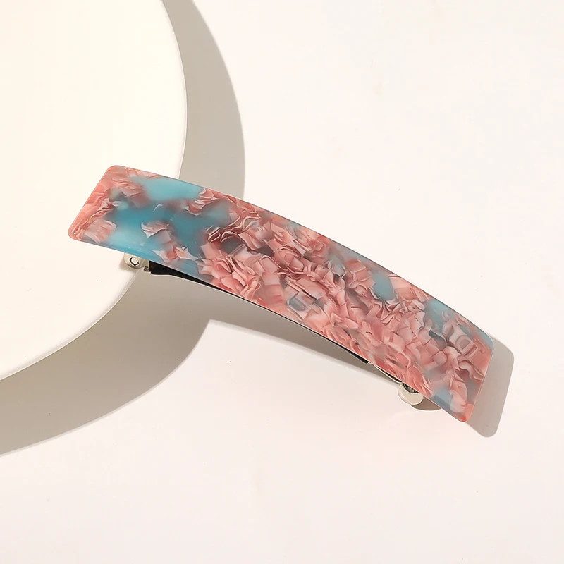 Leopard Marble Geometric Hair Clips Barrettes Women Hairpins Accessories