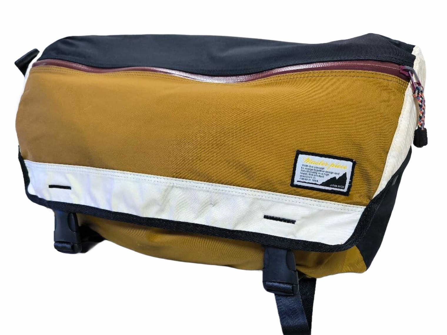 MSPC masterpiece Messenger Bag Made in Japan Waterproof Cushion Strap Used Japan