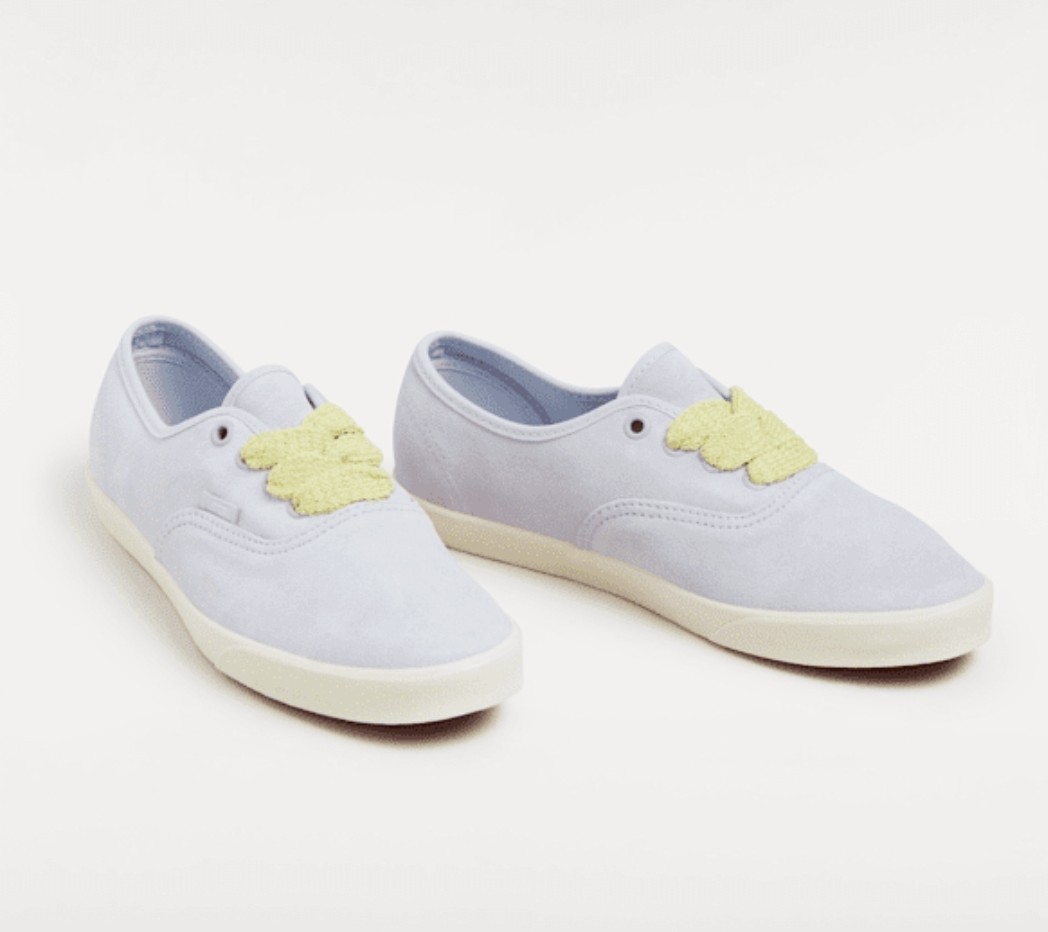 VANS Authentic Lowpro Fat Lace Lime Sherbet Suede Men 5.5/Women 7 NEW