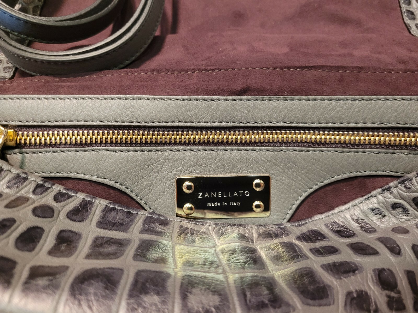 ZANELLATO DAILY POSTINA THE ORIGINAL LEATHER BAG MADE IN ITALY NEW BOX