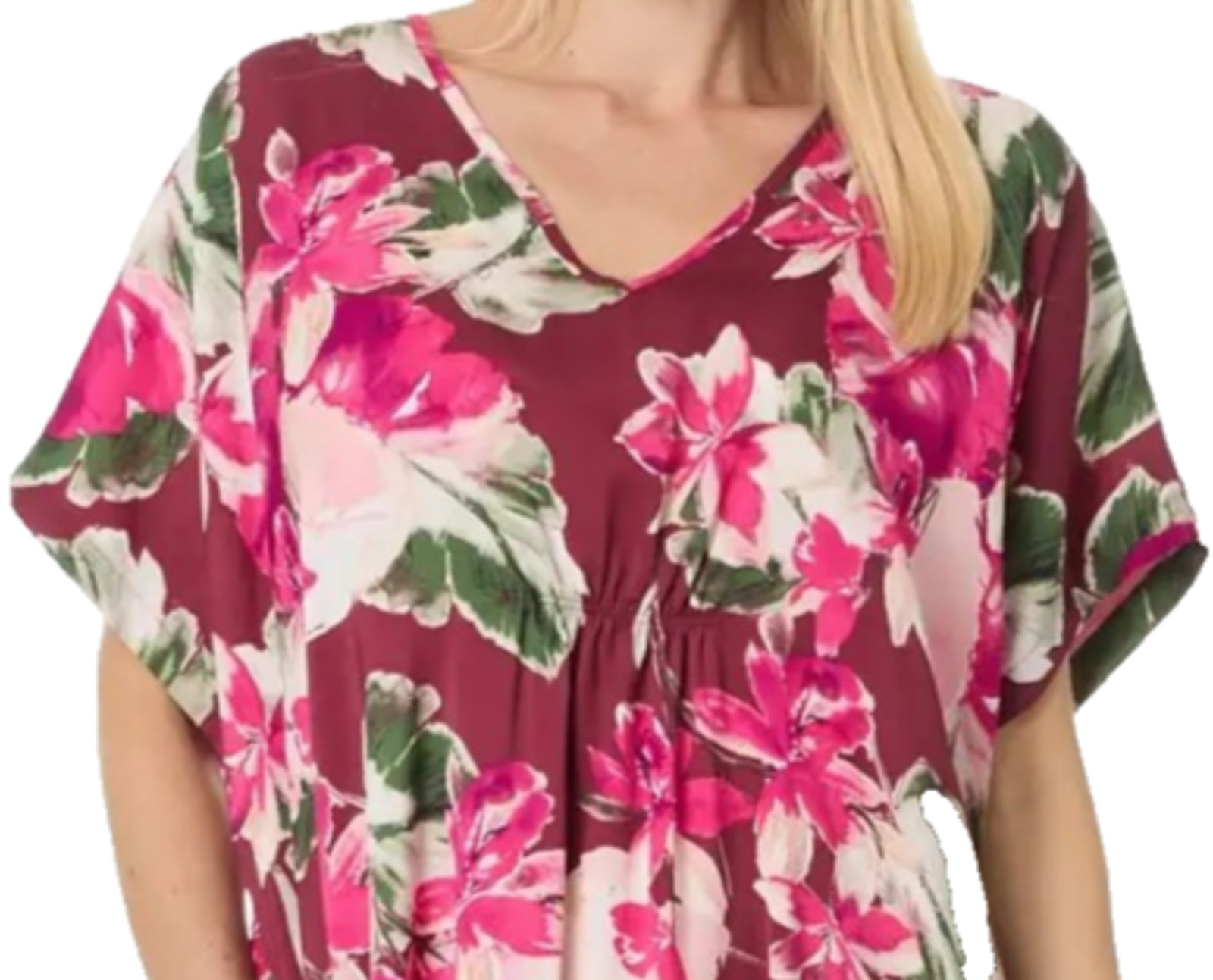 *SALE* New $84 Tommy Bahama TROPICAL Cover Up Kimono Long Maxi Caftan Dress L/XL