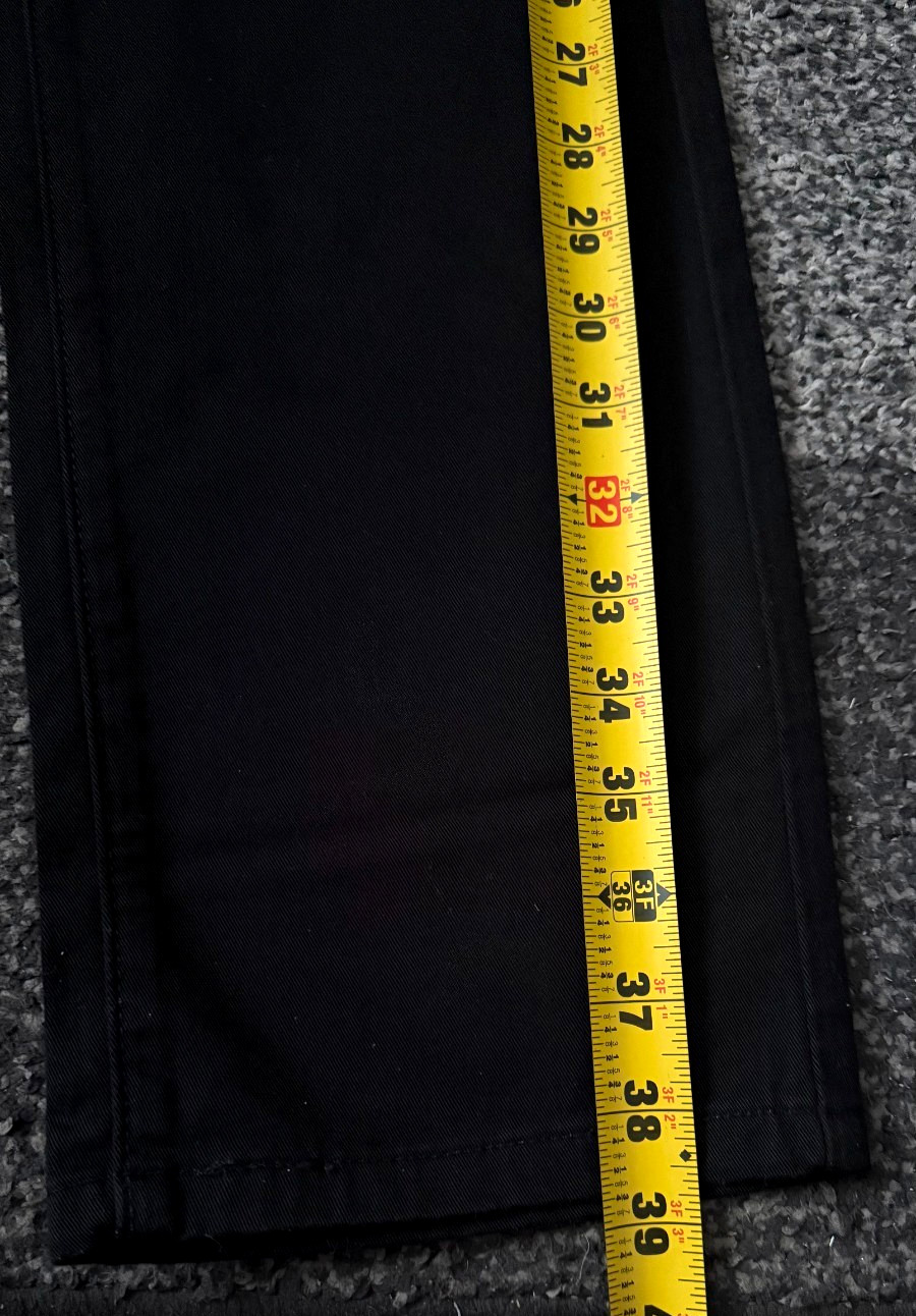 Levi’s Strauss Straight Chino 2-Way Comfort Stretch Jeans Black 30Wx29L