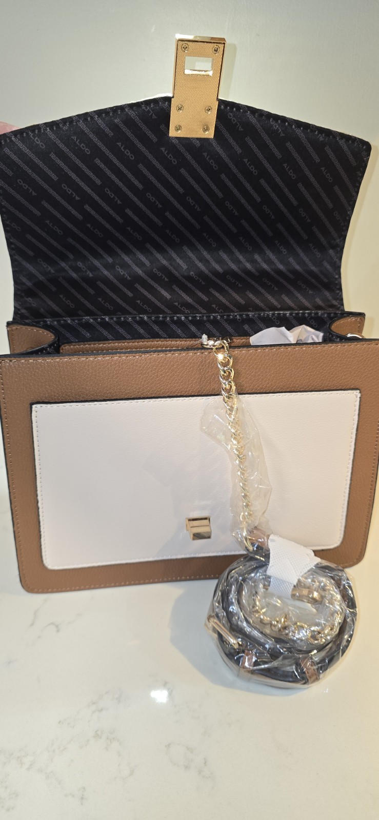 NEW Aldo Straw Satchel Bag, Boho, Top Handle Crossbody Bag with Wallet