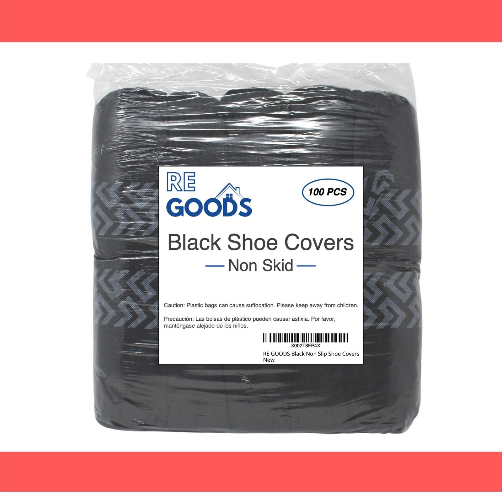 Shoe Covers – 100 Pack, X Large, Extra Thick With Non Skid Soles, Professiona…