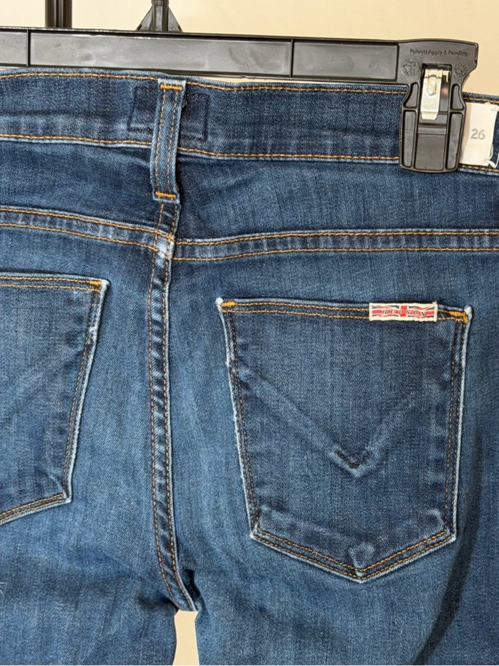 Hudson Nico Super Skinny Mid-Rise Jeans | Dark Wash | Size 26