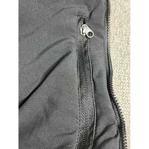 Hi-Tec Mens Black Full Zip Insulated Puffer Jacket Mock Neck Large RN 156206