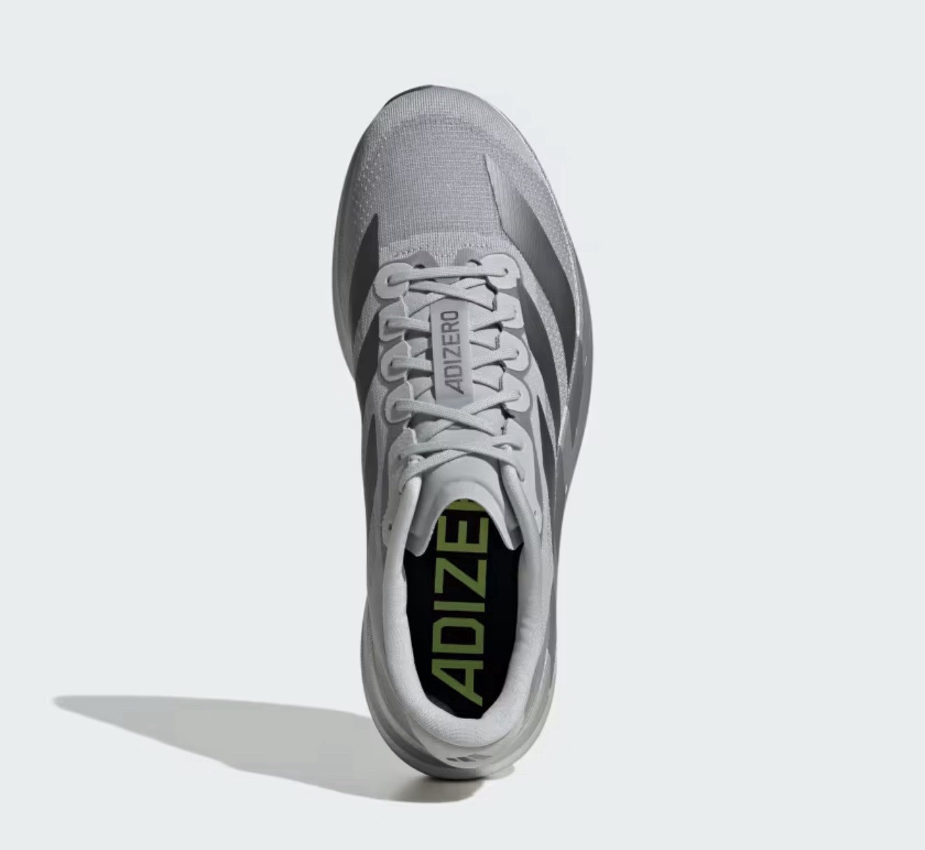 Adidas Adizero Evo SL Silver Metallic Black Running Sneakers JR3419 Men’s Sizes