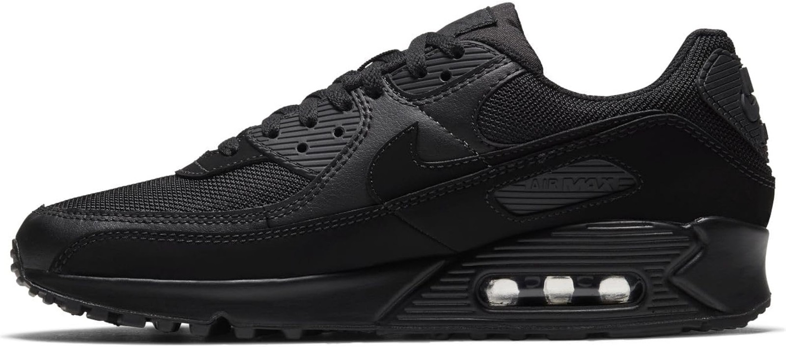 Nike Womens Nike Air Max Oketo – Black Black Black White – 8.5