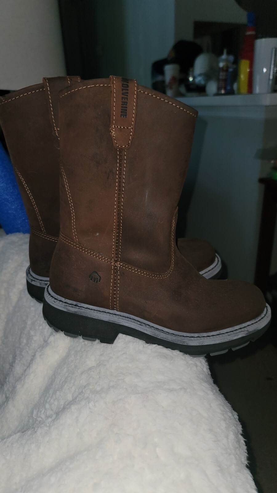 Wolverine Men DD Work Wellington Boot Leather