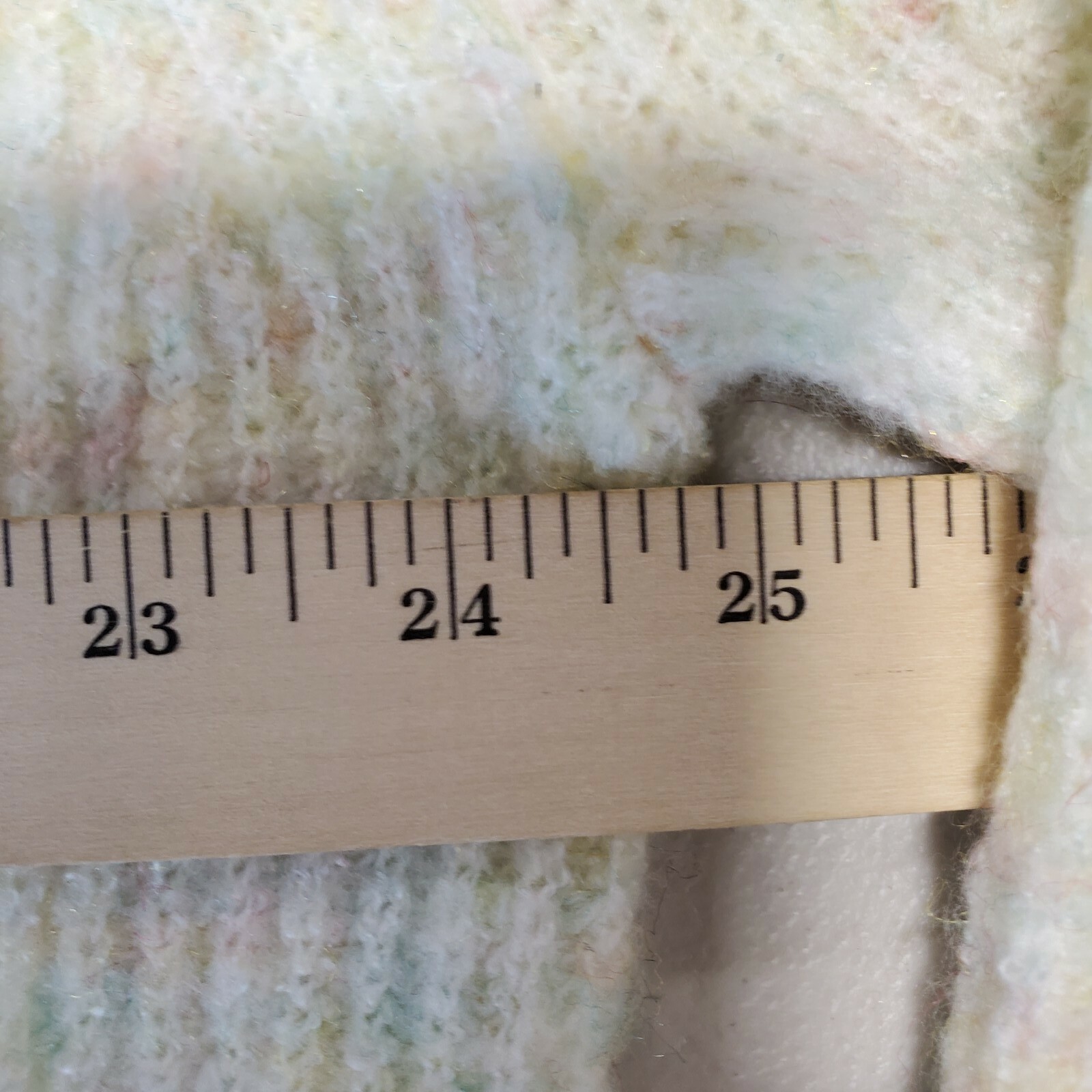 BP Nordstrom Rainbow Marl Sweater in Ivory With Poly Rainbow Size Large NWOT