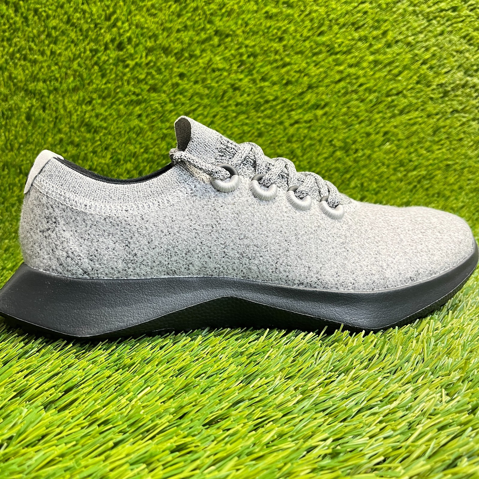 Allbirds Wool Dasher 2 Mizzles Mens Size 10.5 Gray Black Running Shoes Sneakers