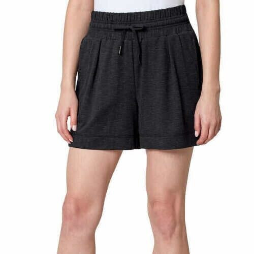 Mondetta Women’s Everyday Pull-on Walking Shorts (Black Combo, Size S) NWT