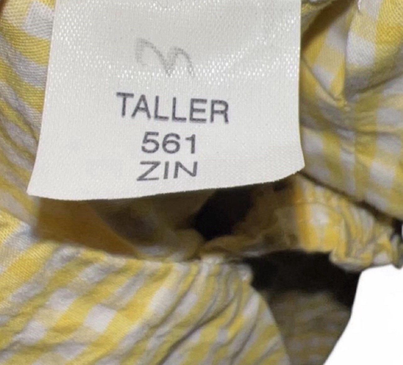 Zara Yellow Gingham Sweetheart Bustier Crop Top Smocked Cottagecore Size S
