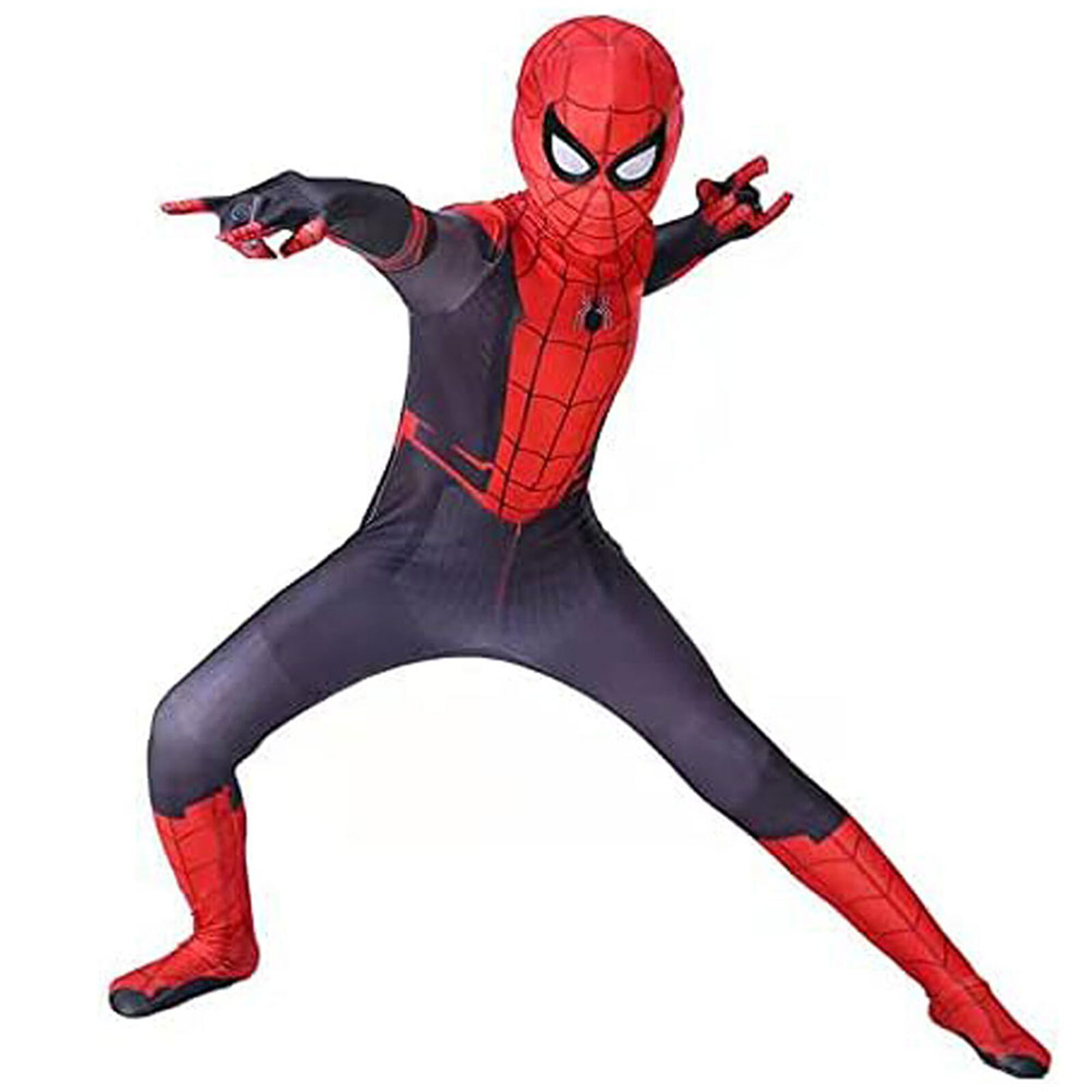 Kids SpiderMan Cosplay Costume Boys Tobey Maguire Outfit Jumpsuit Fancy Dress