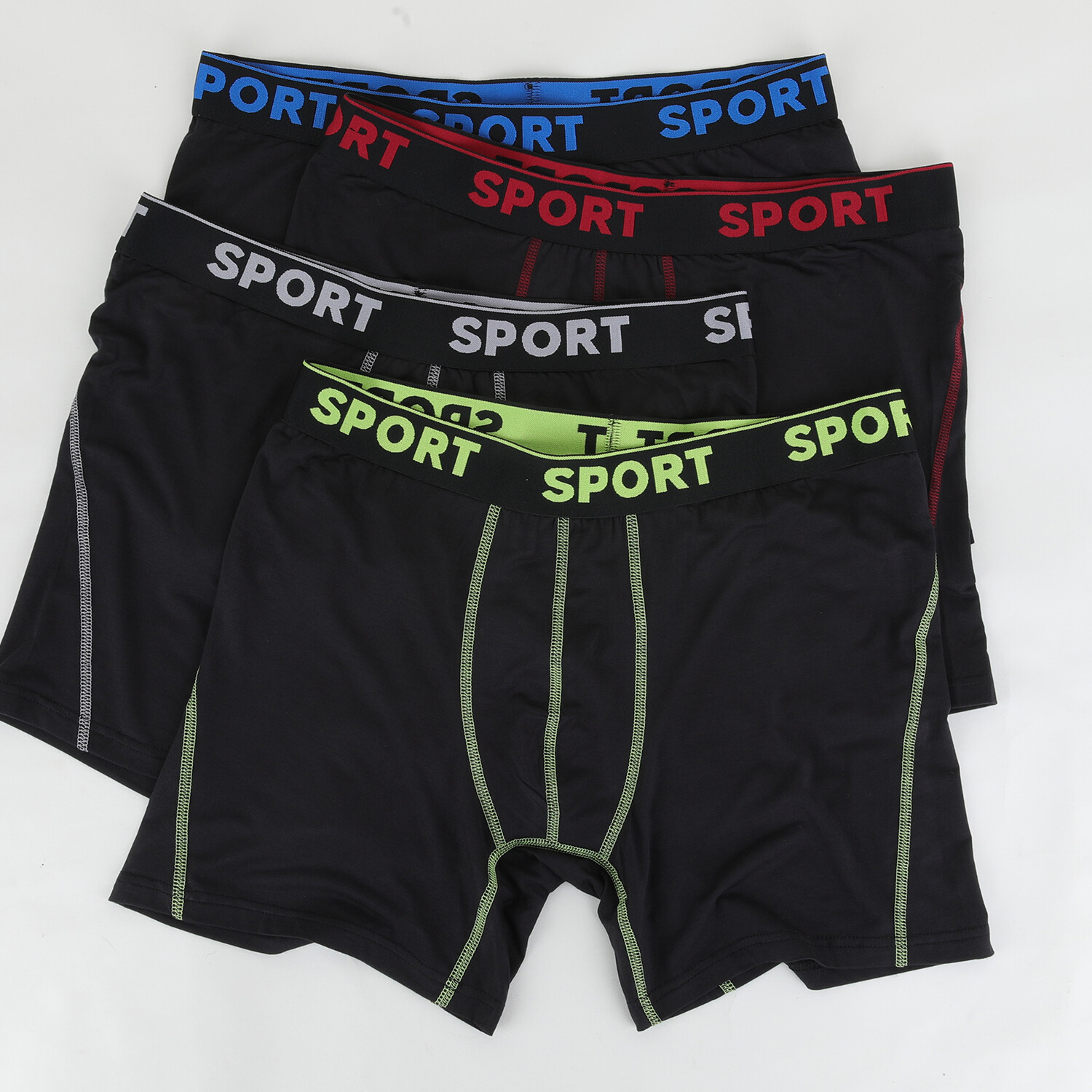 2-4 PCS Bamboo Fiber Boxer Briefs Breathable Underwear Better Softer Anti Chafe
