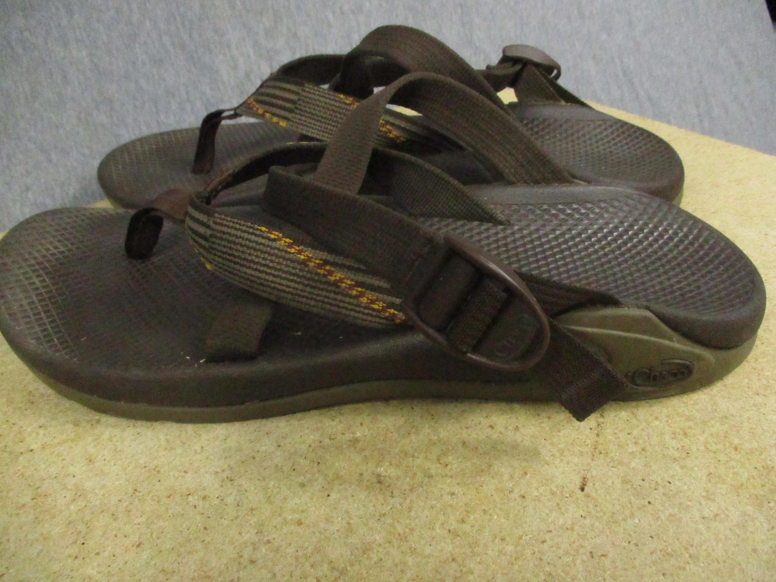 Chaco Sandals Mens Size 13 Brown Z/2 Toe Loop Adjustable Strap EcoTread J103017
