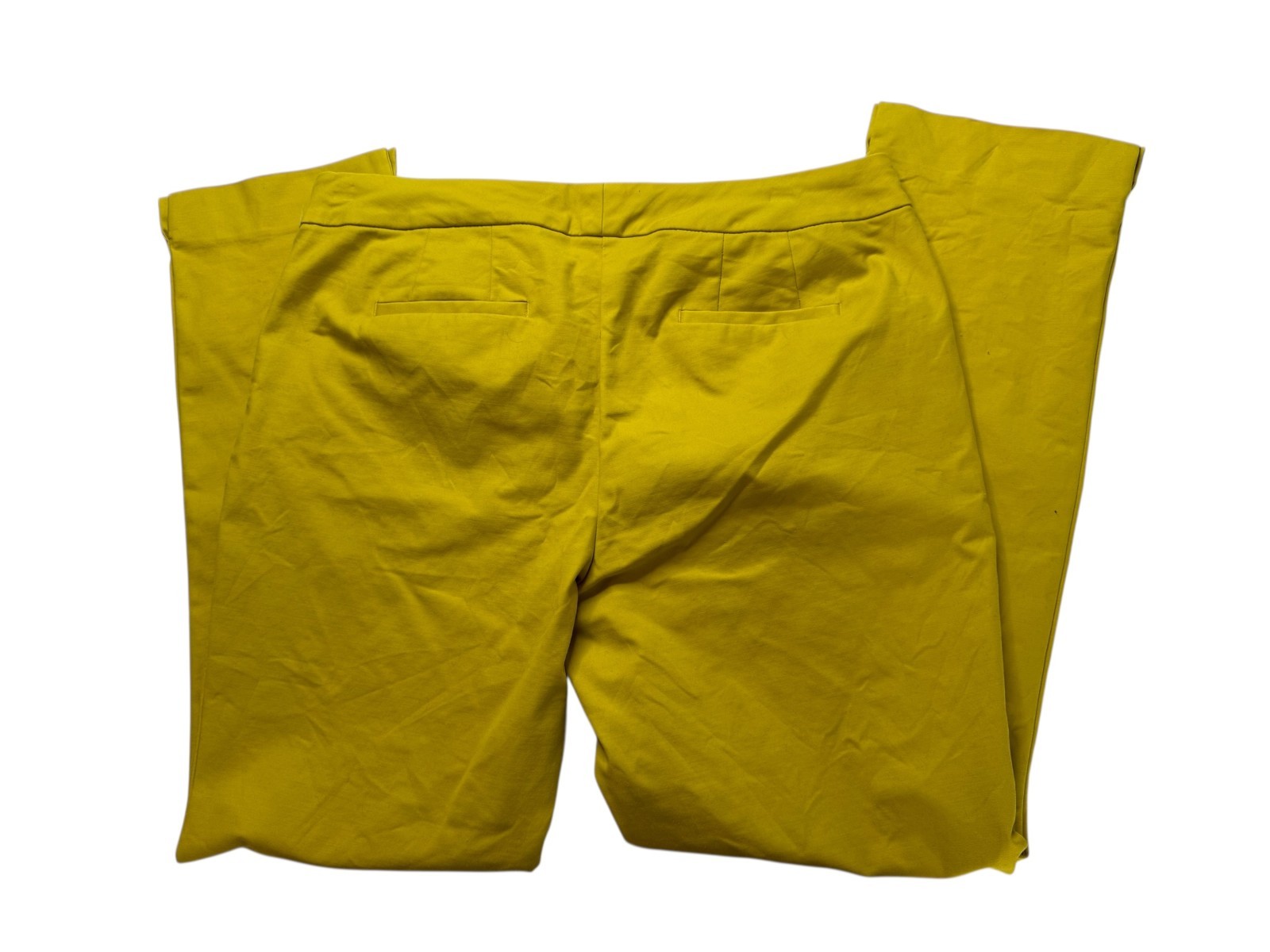 BODEN Women’s Pants Yellow Size US 12R. Made in Turkey 97% Cotton 3% Elastane