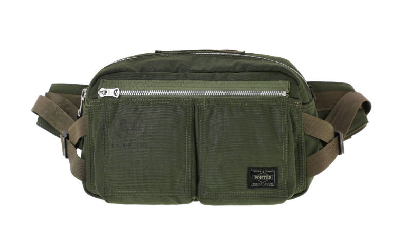 Porter FLYING ACE WAIST BAG 863-16809 Olive Drab size 27×17×13cm new from japan