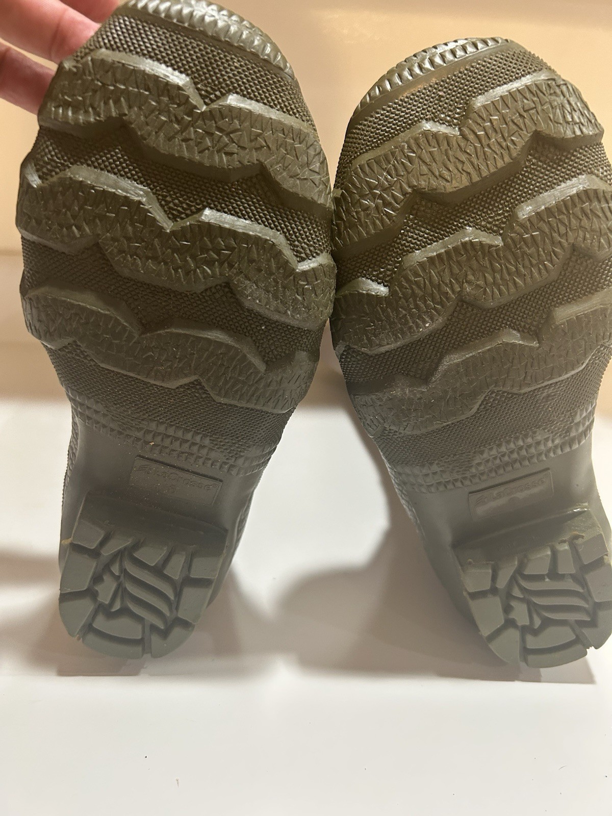 Lacrosse Burly Mens OD Green Cleated Rubber 18in WP Work/Hunting Boots- 20
