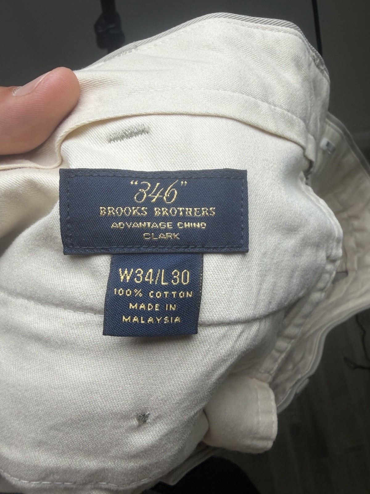 Brooks Brothers 346 Men’s advantage Chino Clark Pants Size34/30