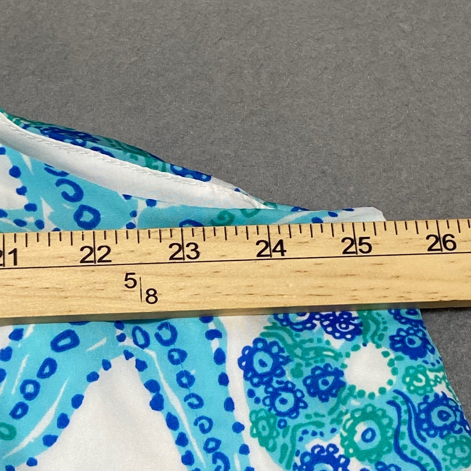 Lilly Pulitzer for Target Blue Sea Life Halter Top Braided Straps 2X Plus Size