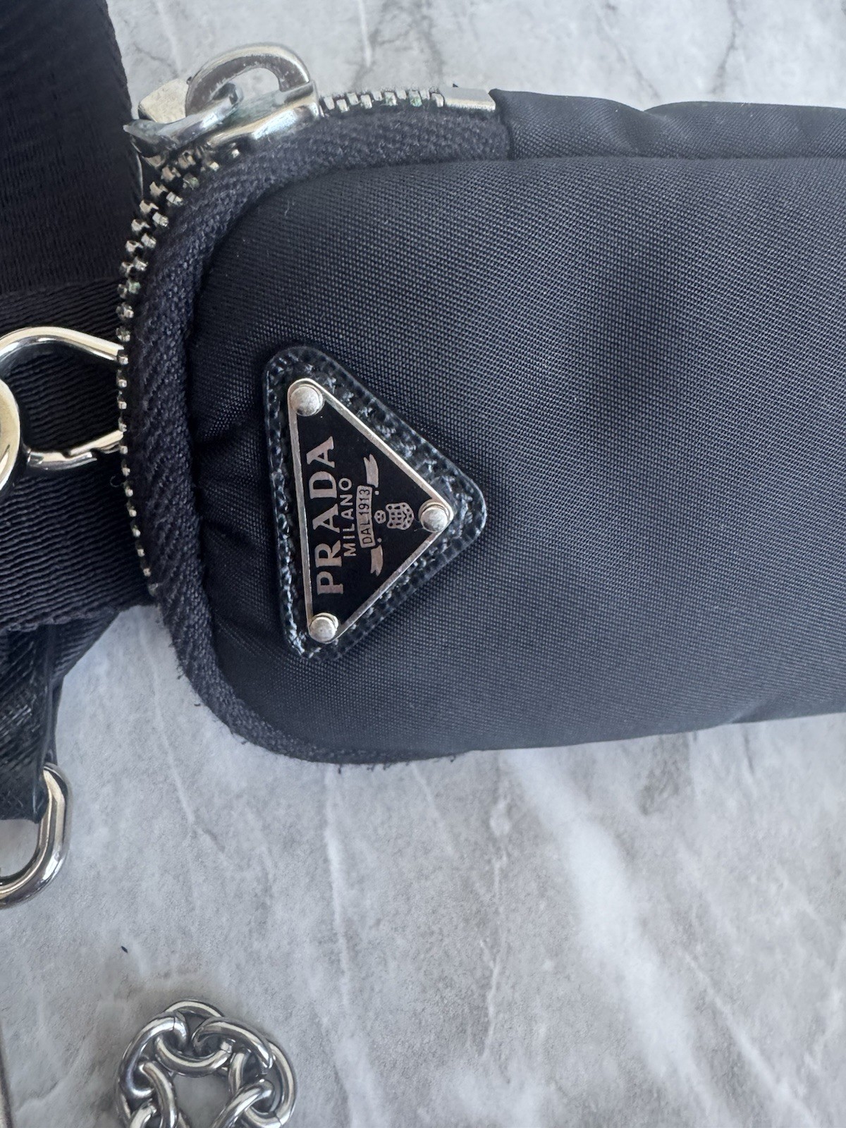 Prada Re-Edition 2005 Re-Nylon Black Shoulder Bag