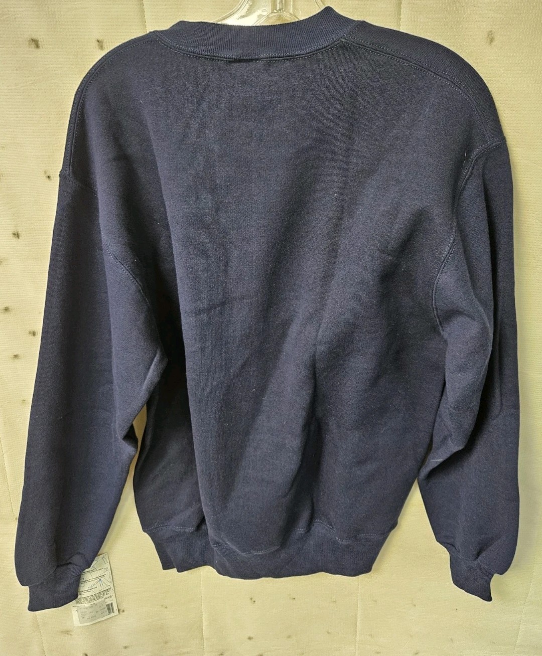 Vintage NWT Russell Athletic Navy Crewneck Pullover Mens L. Y2K. Skate. Gym
