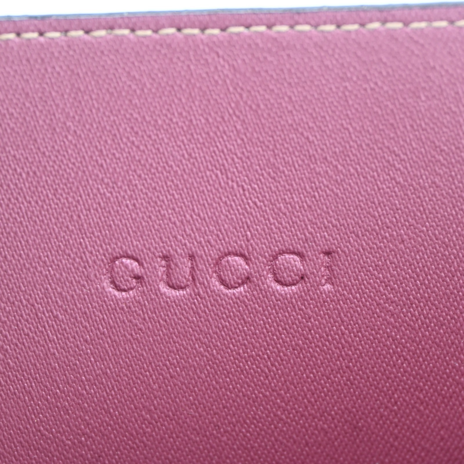 AUTH GUCCI Blooms Printed Tote Bag GG Reversible PVC Pink R3256RR808