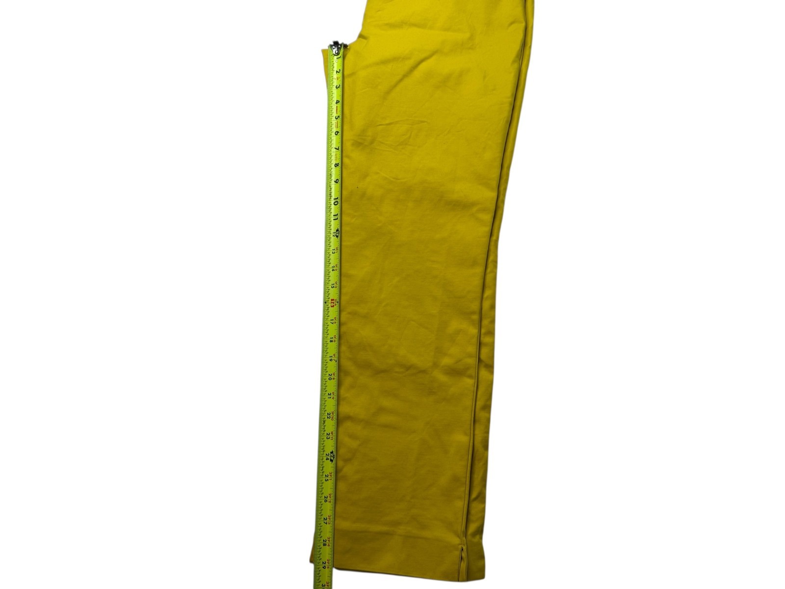 BODEN Women’s Pants Yellow Size US 12R. Made in Turkey 97% Cotton 3% Elastane